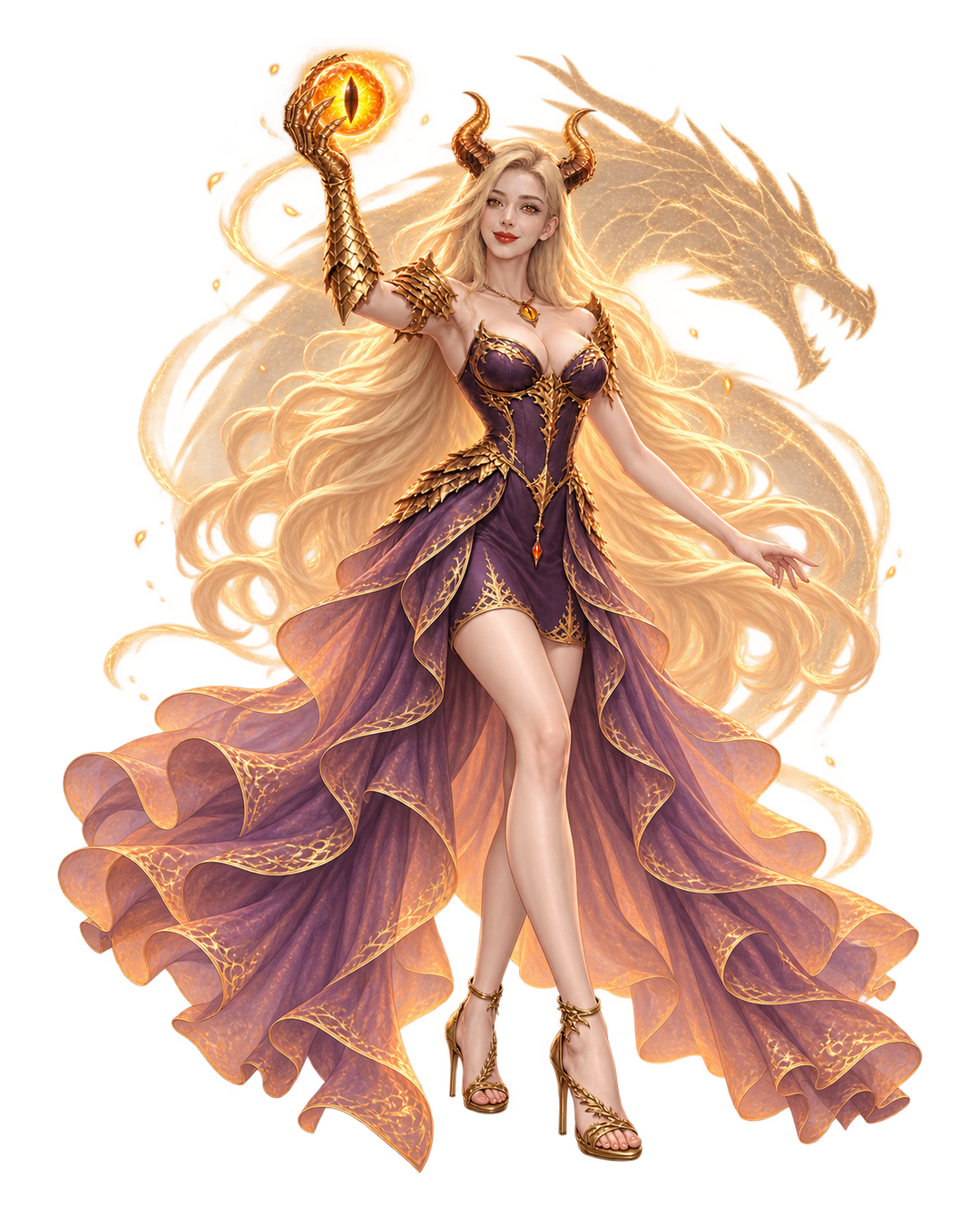 Auressa, die Drachenmutter aus Dragon Coin Empire